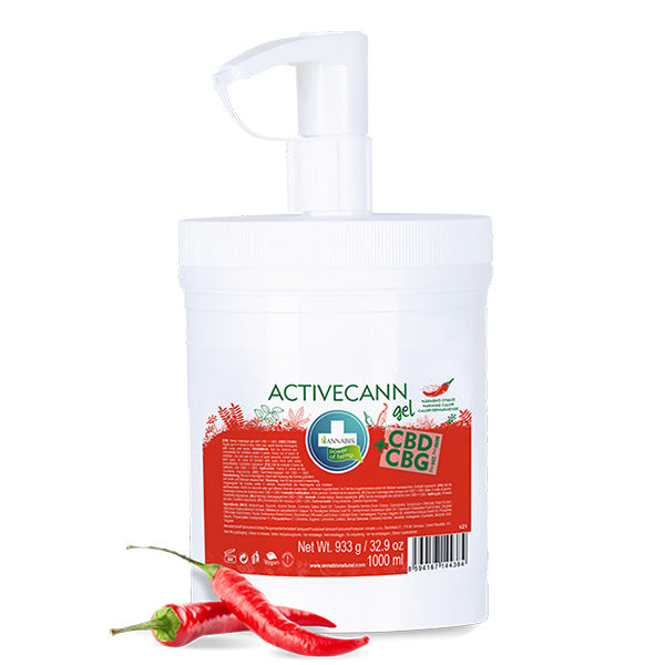 Activecann Gel Efecto Calor 1 lt. Annabis