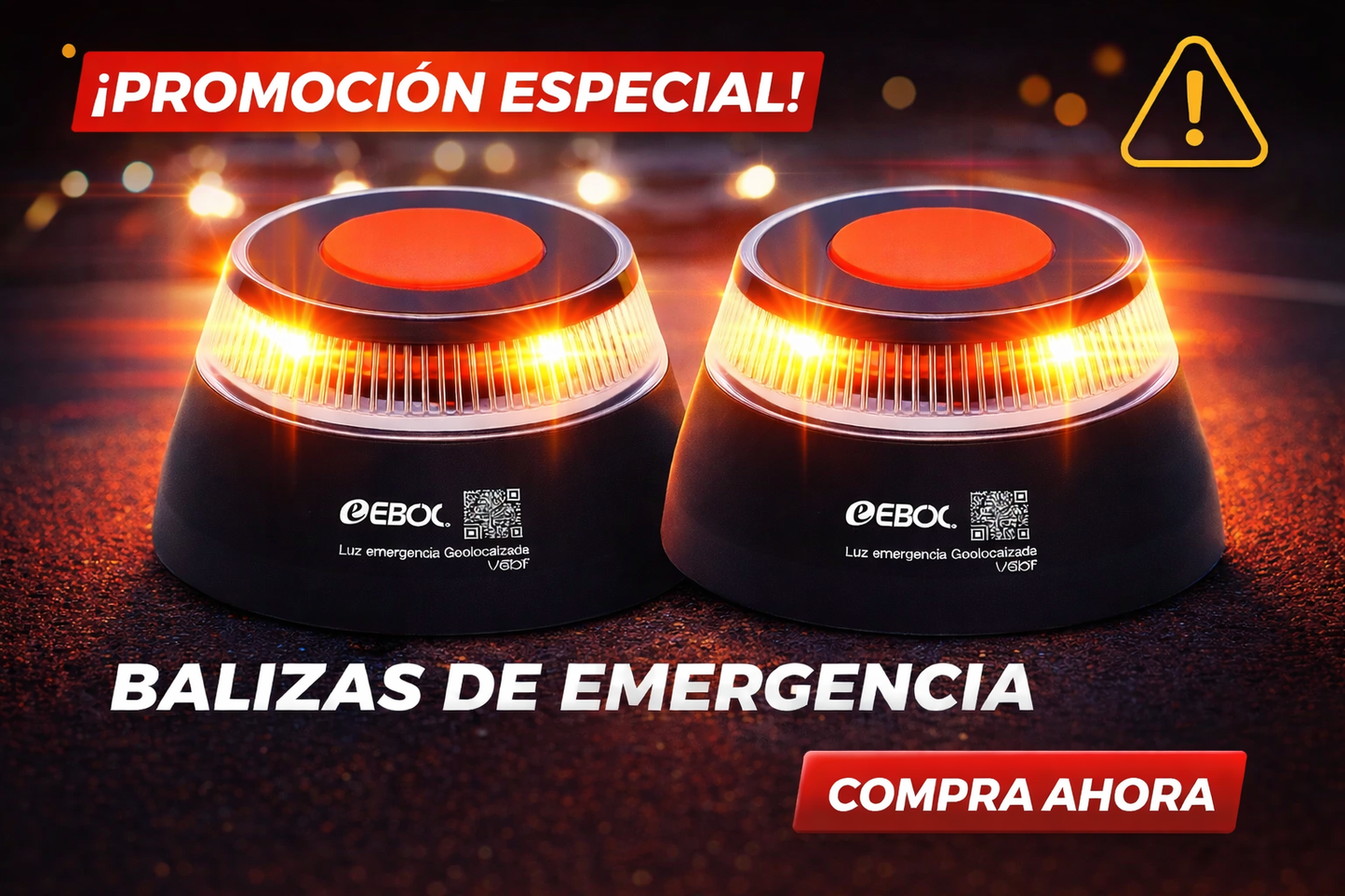 Pack 2 unidades de Balizas Ebox - 37.90€/ud.