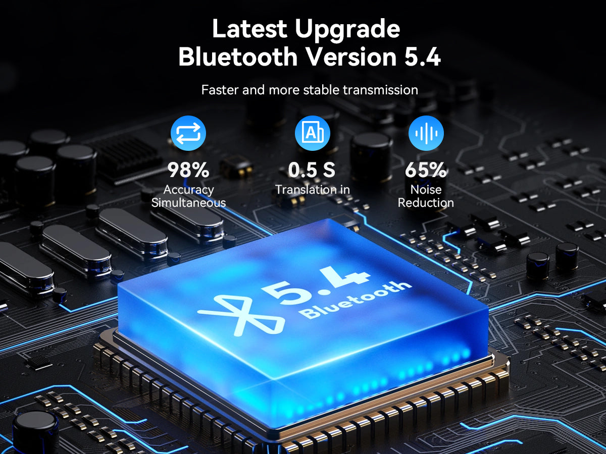 Auriculares Bluetooth traducción simultánea AI 140 idiomas