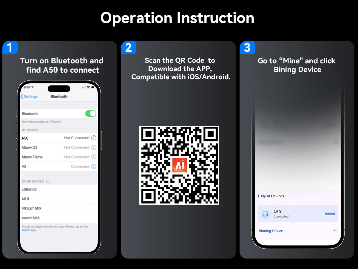 Auriculares Bluetooth traducción simultánea AI 140 idiomas