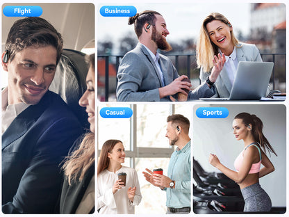 Auriculares Bluetooth traducción simultánea AI 140 idiomas