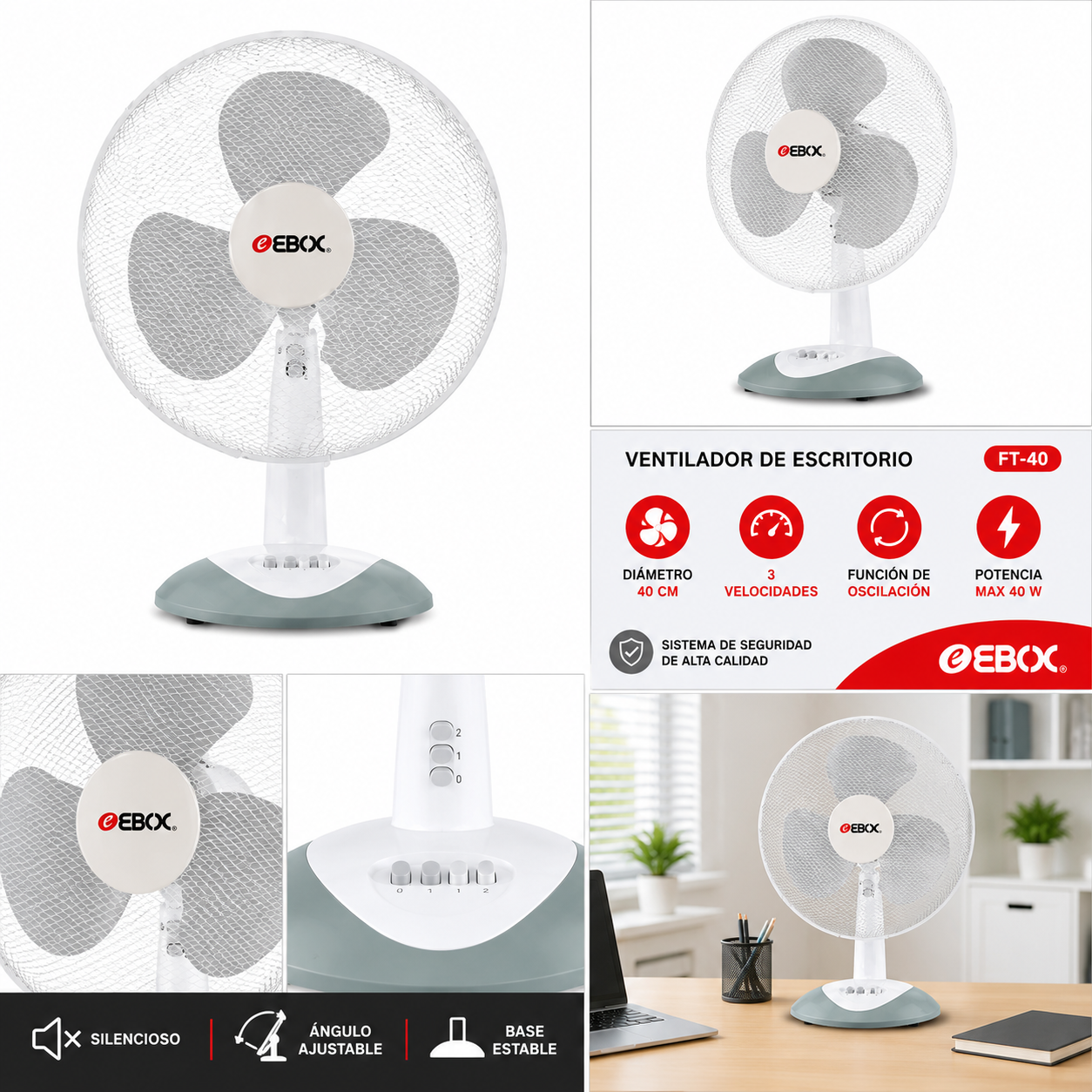 Ventilador de escritorio