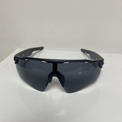 Gafas inteligentes deportivas IA - audio, llamadas, asistente de voz - lentes negras