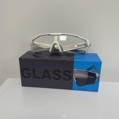 Gafas inteligentes deportivas - IA - cristal transparente