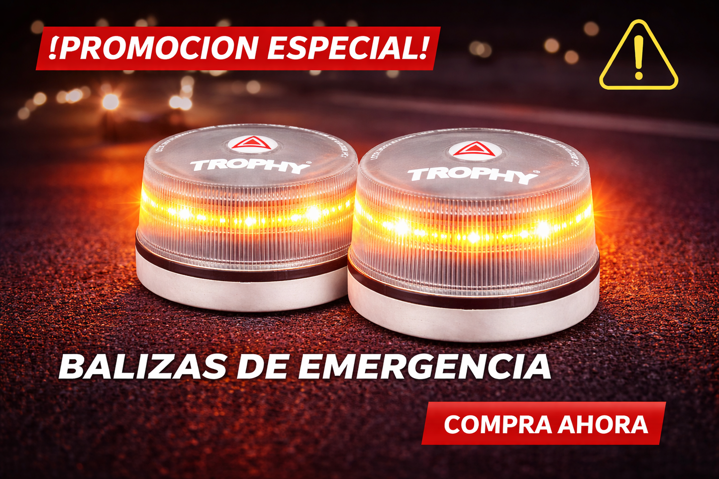 Pack 2 unidades de balizas Trophy - 34,50€/ud