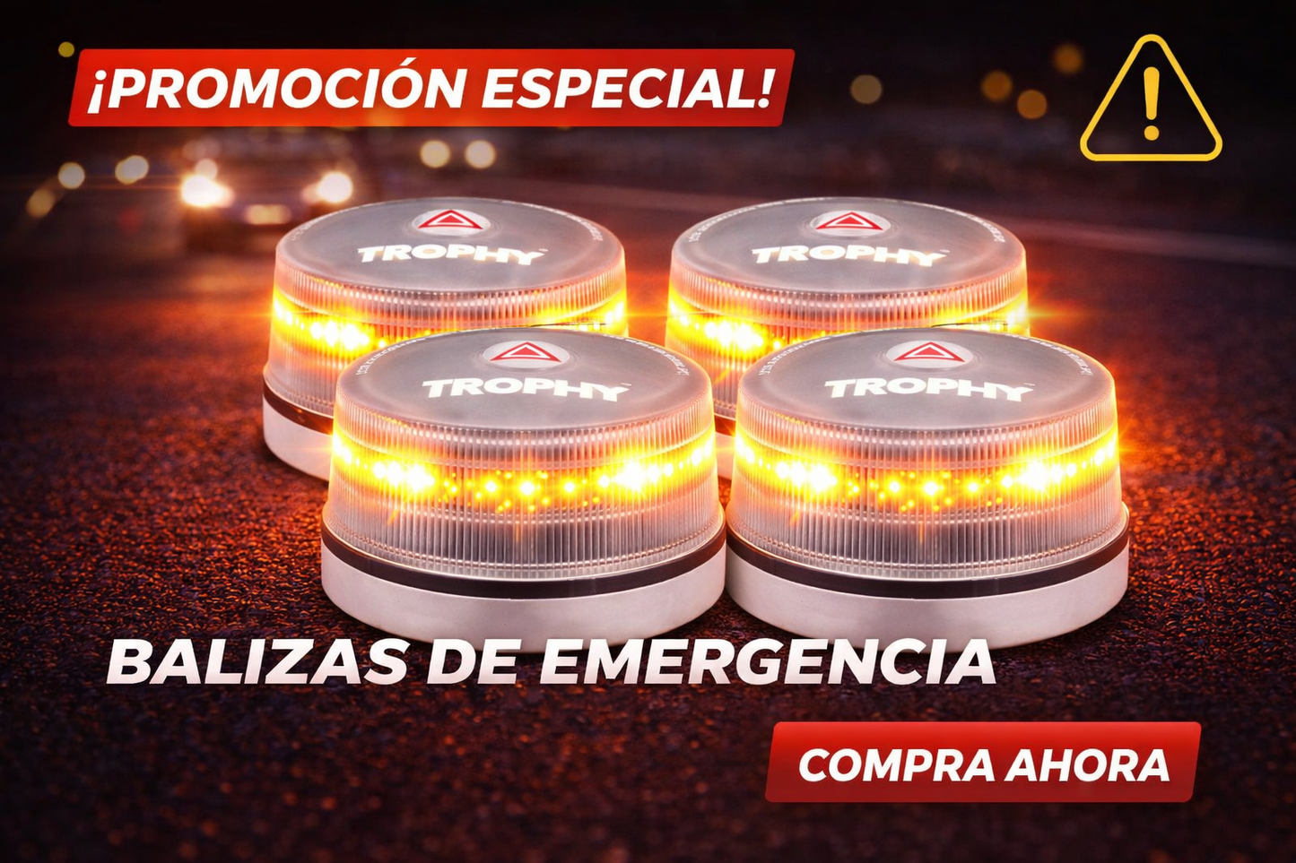 Pack 4 unidades de balizas Trophy - 29,90€/ud