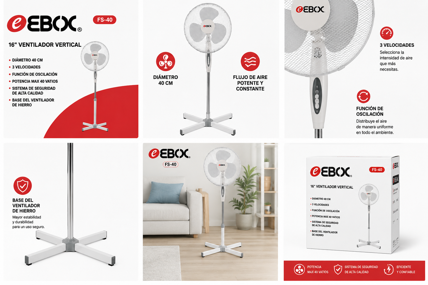 Ventilador de pie