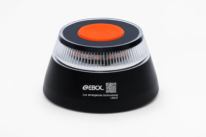 Baliza de Emergencia Inteligente V16 IoT – Luz de Seguridad Vial Certificada (EBOX)