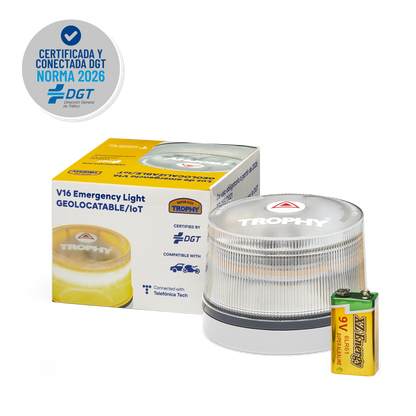 Baliza TROPHY V16 Conectada y Certificada DGT